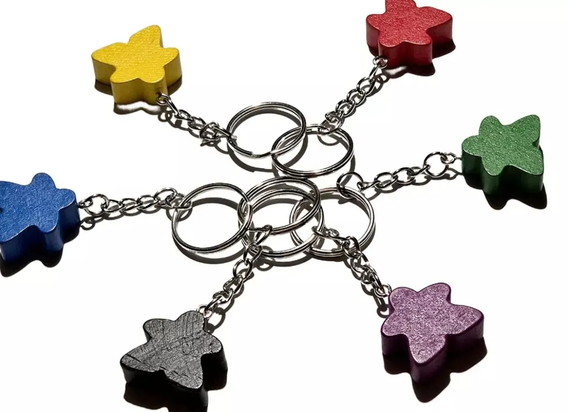 Porte-Clés - Meeple (à l'Unité)