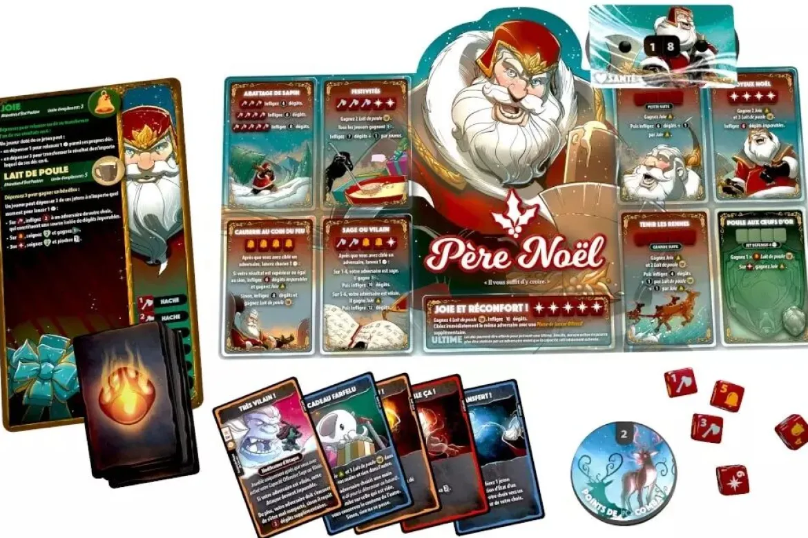 Père Noël vs Krampus - Dice Throne