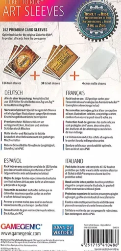 Protège-Cartes Les Aventuriers du Rail USA