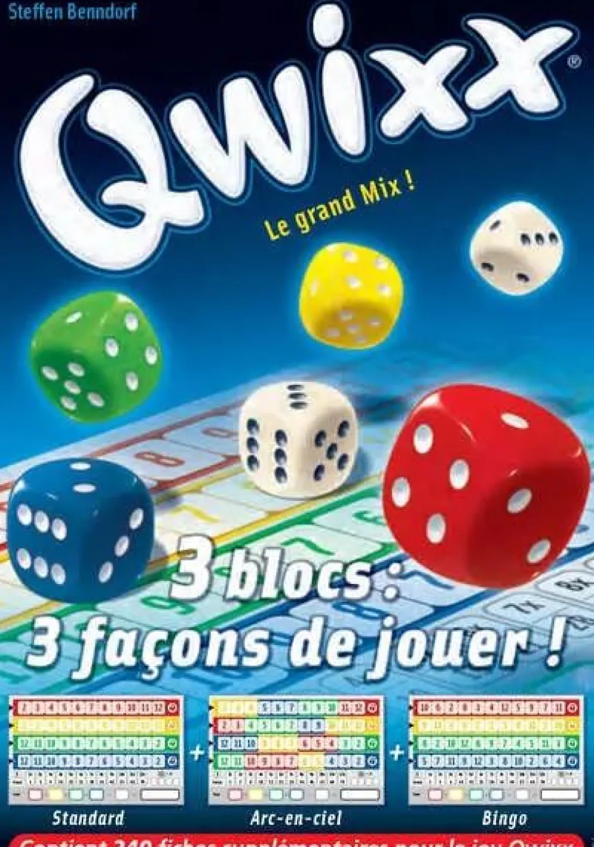 Qwixx - Carnets de Score x3