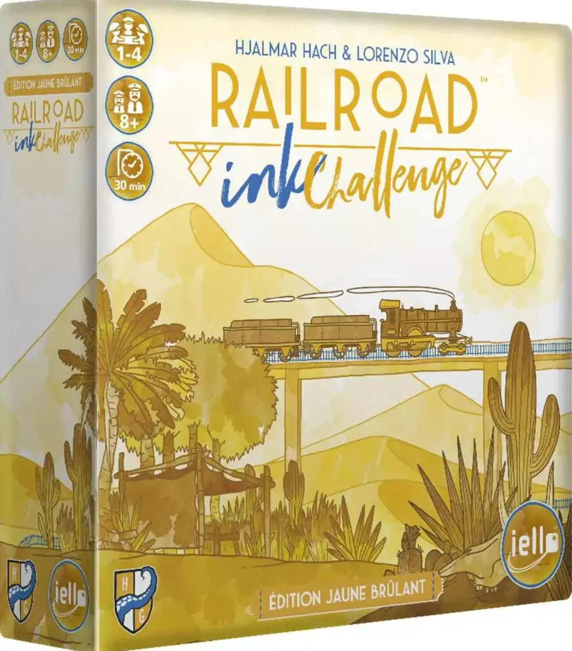 Railroad Ink Challenge : Jaune Brûlant