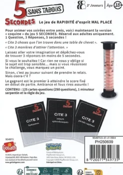 5 Secondes sans Tabous