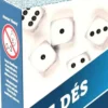 Set de 5 dés blancs - 18mm