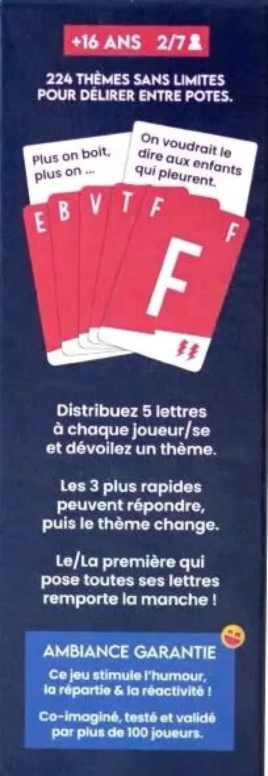 Speed Bac Rouge (+16 ans)