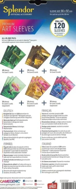 Splendor : 120 Protège-Cartes