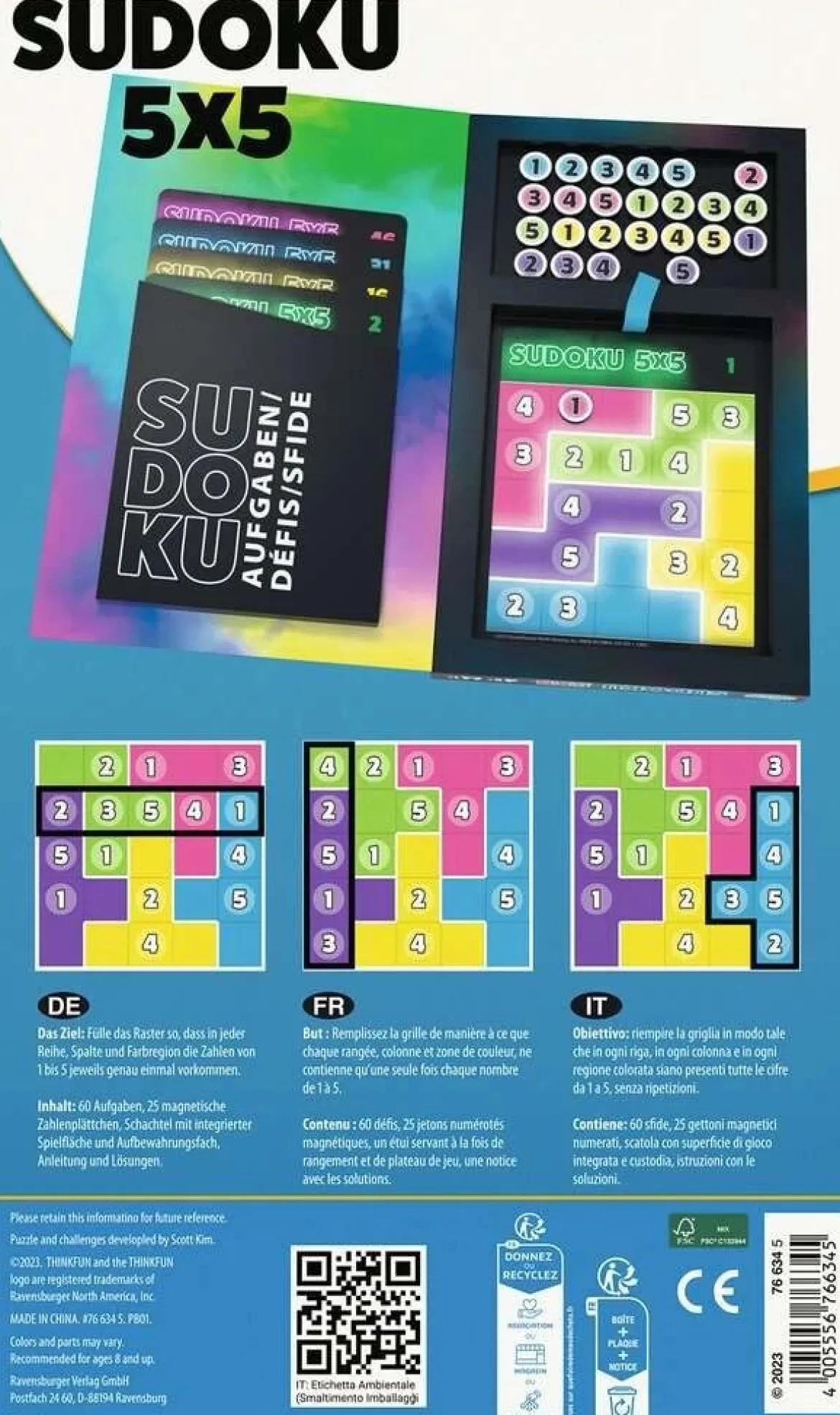 Sudoku 5x5 - Logique Magnétique