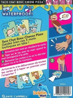 Taco Chat Bouc Cheese Pizza Waterproof