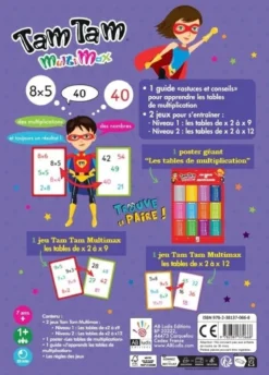 Tam Tam Coffret MultiMax : Les Tables de Multiplications