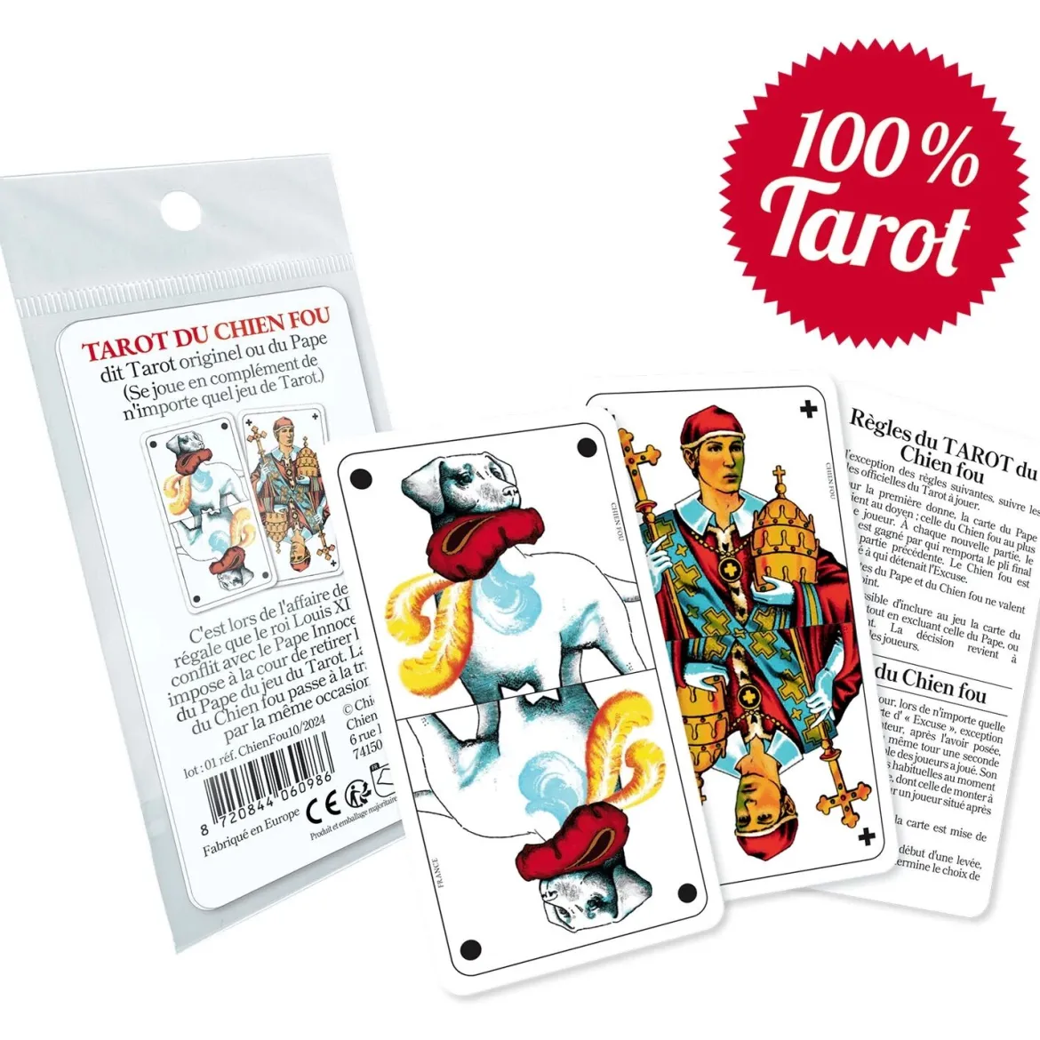 Tarot du Chien Fou (Originel ou du Pape) - Extension