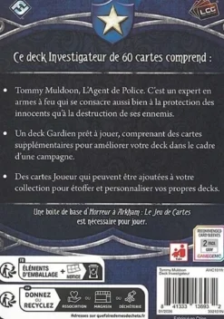 Tommy Muldoon - Deck Investigateur (Horreur à Arkham JCE)
