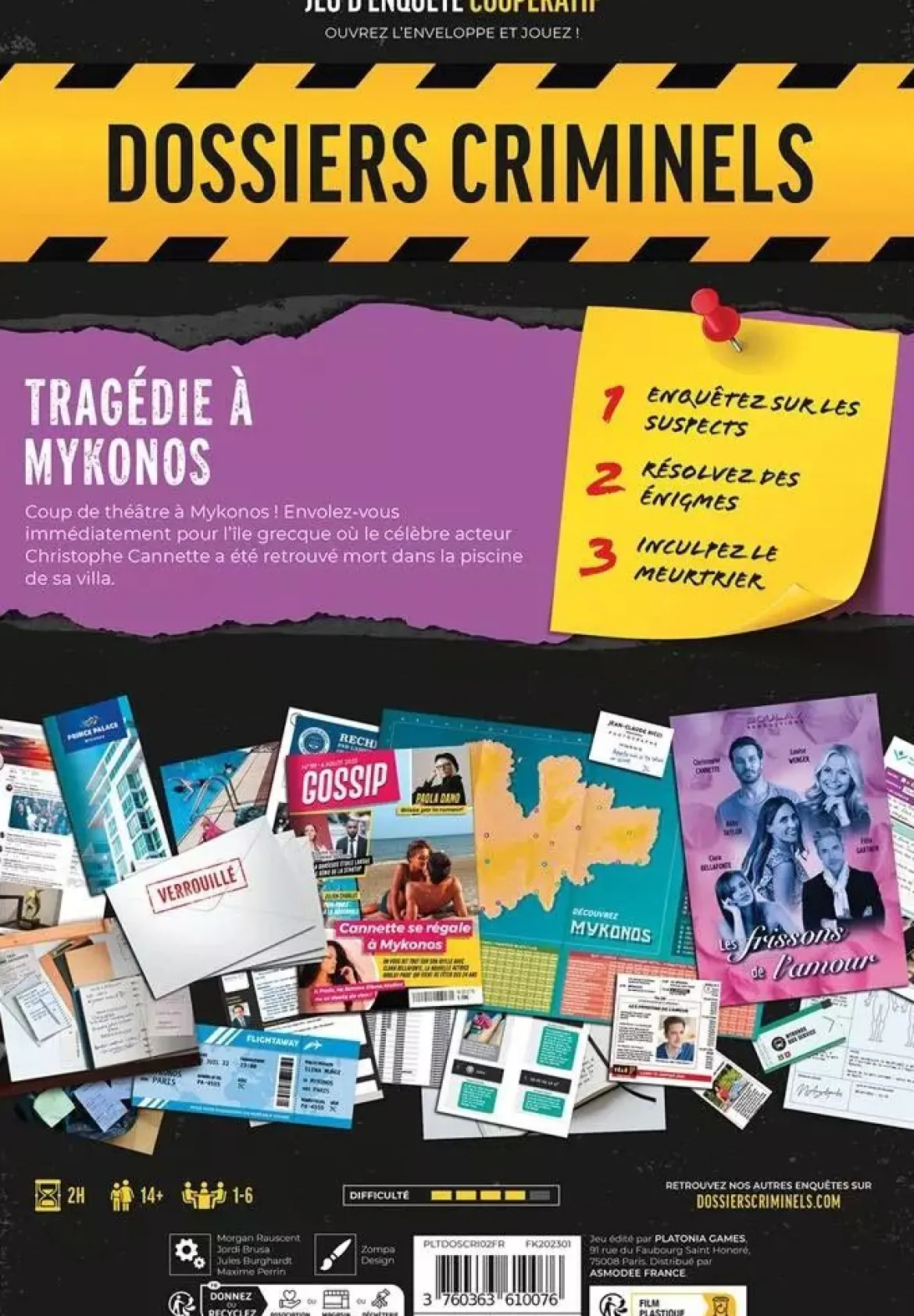 Tragédie à Mykonos (Dossiers Criminels)