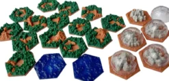 Tuiles 3D Amazonis - Accessoire Terraforming Mars