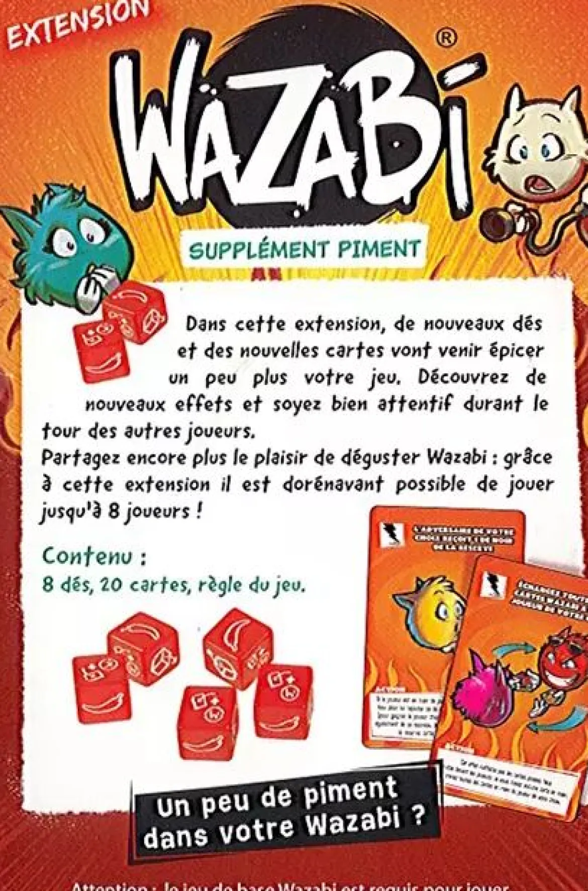 Wazabi : Supplément Piment
