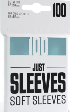 66x93mm - 100 JUST SLEEVES - SOFT SLEEVES- Gamegenic