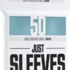 64x90mm - 50 JUST SLEEVES - STANDARD CARD GAME CLEAR - Gamegenic