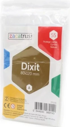 80x120mm - Lot de 55 protège-cartes Dixit - Zacatrus