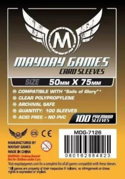 50x75mm - Lot de 100 protège-cartes - Mayday Games