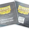 70x70mm - 100 Protège-cartes Carré Clear/Non-Glare - Dragon Shield