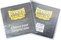 70x70mm - 100 Protège-cartes Carré Clear/Non-Glare - Dragon Shield