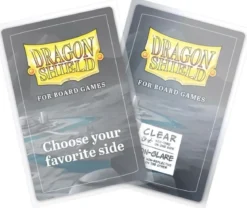 65x100mm - 100 Protège-cartes Extra Large Clear/Non-Glare - Dragon Shield