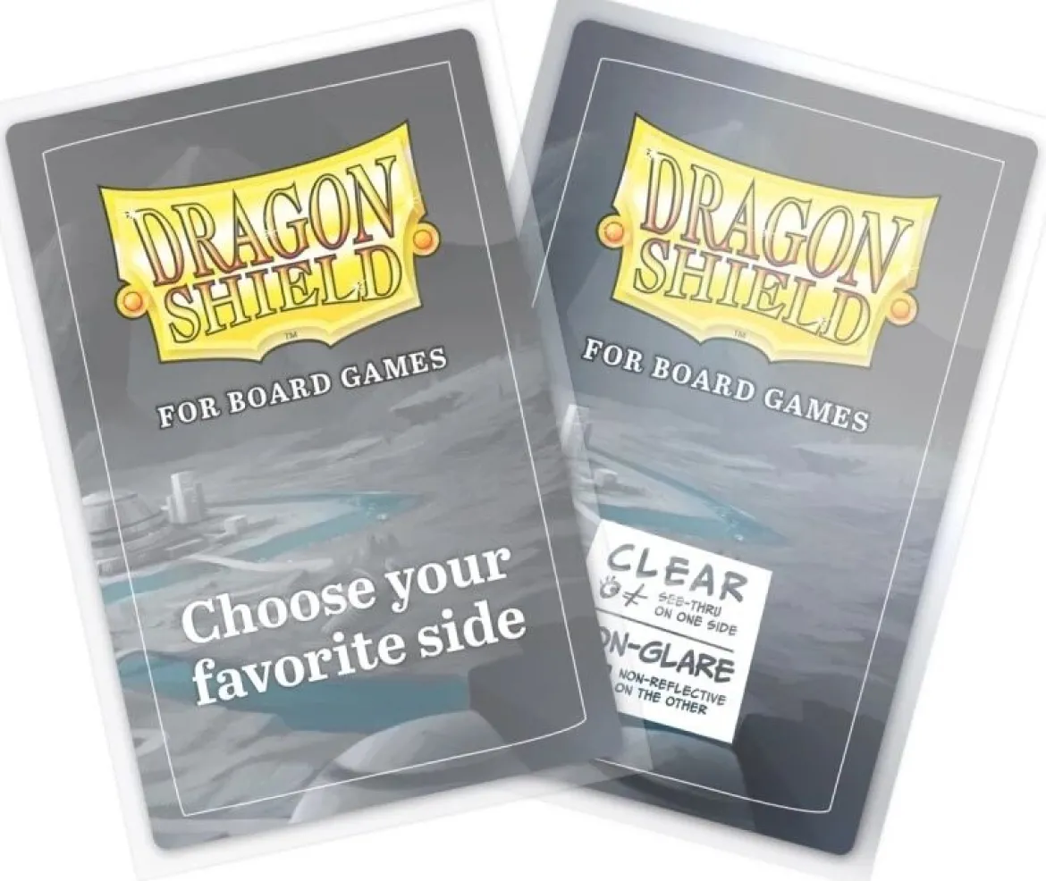 65x100mm - 100 Protège-cartes Extra Large Clear/Non-Glare - Dragon Shield