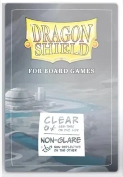 80x120mm - 100 Protège-cartes Oversize Clear/Non-Glare - Dragon Shield