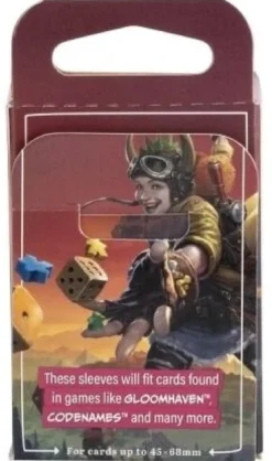 45x68mm - 100 Protège-cartes Small Mini-Euro Clear/Non-Glare - Dragon Shield