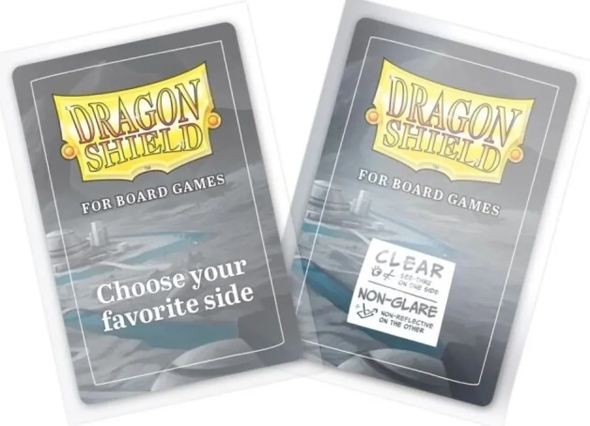 45x68mm - 100 Protège-cartes Small Mini-Euro Clear/Non-Glare - Dragon Shield