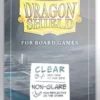59x92mm - 100 Protège-cartes Standard Euro Clear/Non-Glare - Dragon Shield