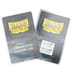 59x92mm - 100 Protège-cartes Standard Euro Clear/Non-Glare - Dragon Shield