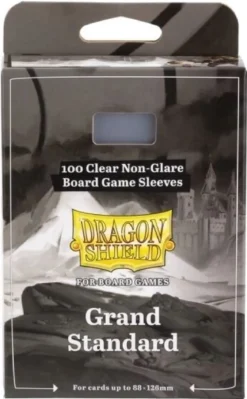 88x126mm - 100 Protège-cartes Standard Grand Clear/Non-Glare - Dragon Shield