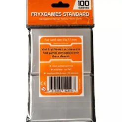 55x77mm (x100) - Fryxgames Standard Sleeves