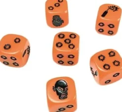 Zombicide : Set de dés orange