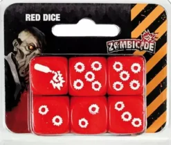 Zombicide : Set de dés rouge